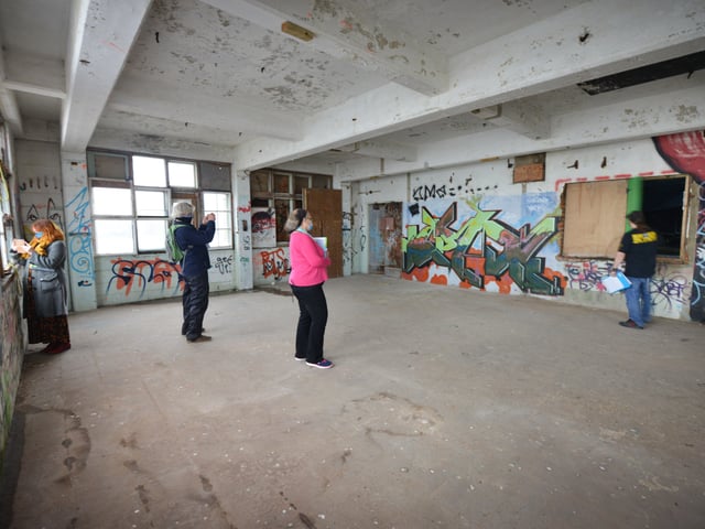 Press tour of the Old Observer Building in Hastings on 28/10/20. Photo Justin Lycett SUS-201028-145825001