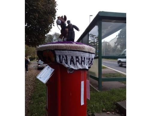 Colette Colls saw this postbox topper in Midland Hill