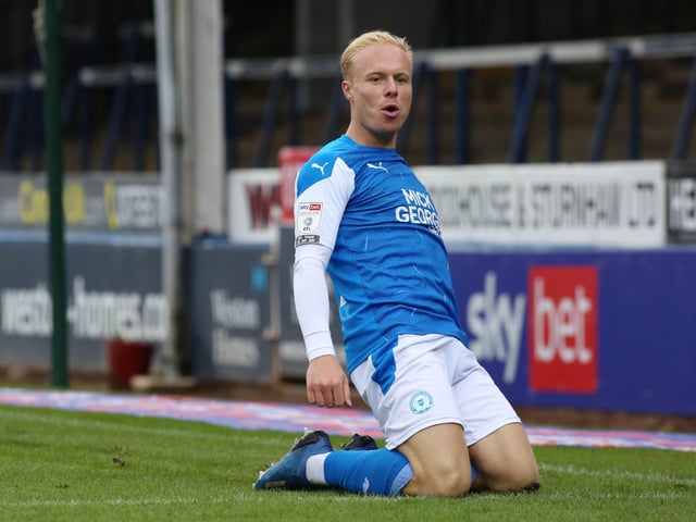 NO HALF MEASURES: If League One games were stopped at half-time Posh would be fourth in League One, which is surprisingly high given how flat some of the first 45 minutes of games have appeared. Plymouth have the best first-half record. They would be on 23 points (from 10 matches) if games lasted just 45 minutes, followed by Hull (21), Portsmouth (18) and Posh (18). Posh would be top of the second-half table though with 23 points, two more than Sunderland who have played a game fewer. Ipswich (19) would be third. Ryan Broom is pictured celebrating a second-half goal against Swindon.