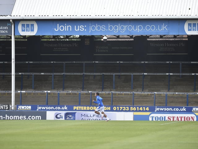 NO CROWDS, NO DIFFERENCE: The lack of a crowd does not appear to have affected home form at Posh or in general in League One. Posh have won 80% of their home games (4/5) this season to continue their outstanding record from last season when they won 70% of their home matches (12/17). Overall 48% of the 124 League One matches played so far this season have ended in home wins, 35% have been won by the away team and 17% have been drawn. Last season 400 League One matches produced 46% home wins, 26% away wins and 28% draws.