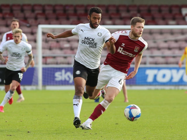FAIRPLAY: Posh are joint second in the League One fairplay table having collected just 13 cautions in 11 matches. AFC Wimbledon top this table having picked up just 11 cautions. Nathan Thompson (pictured) has picked up three yellow cards, the most by a Posh player.