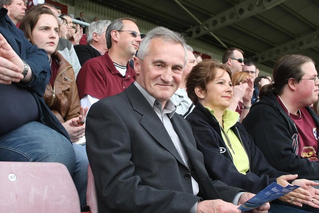 Denis Casey pictured on a return to Sixfields to watch the Cobblers