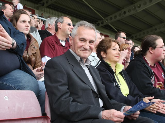 Denis Casey pictured on a return to Sixfields to watch the Cobblers