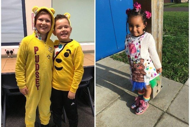Durrington Infant and Junior Federated Schols raised funds for BBC Children in Need by having a mufti day