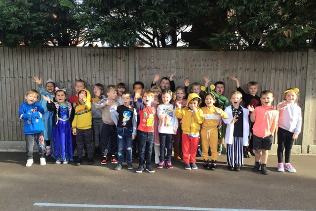 Rustington Community Primary School year-one pupils from Spain class