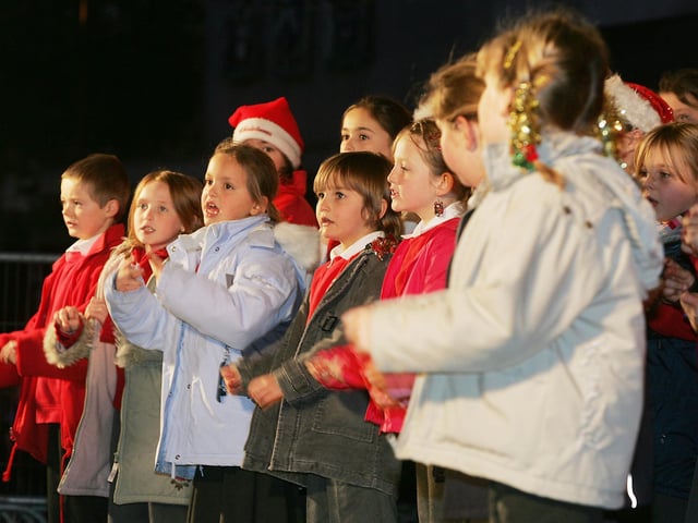 Youngsters performing at the event in 2018