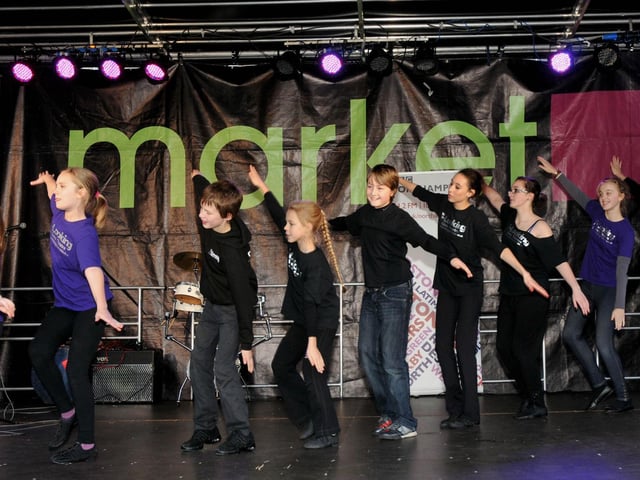 One of the performances during the 2011 lights switch-on