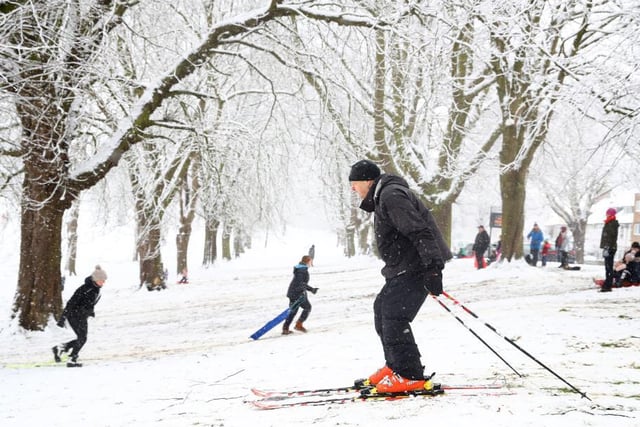 Someone even got their skis out! Photo: Getty Images