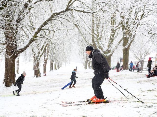 Someone even got their skis out! Photo: Getty Images