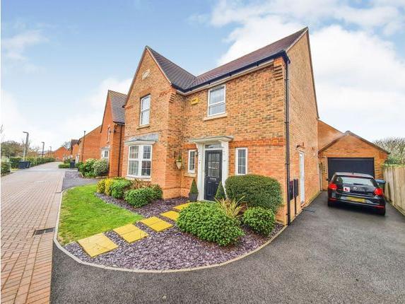 Constructed by David Wilson homes this former show home is a four-bedroom detached family home finished to an exceptionally high specification and has also been improved by the current owners to include a superb new Orangery extension.
Price: £500,000