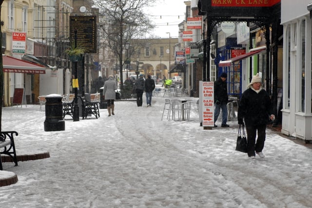 Snow clearing in Warwick Street in December 2010. Picture: Malcolm McCluskey