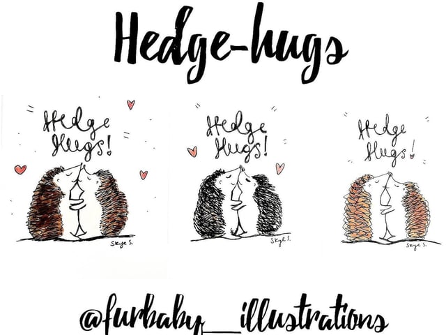 If your partner is an animal lover then they will love these Valentine's Day cards made and illustrated by Skye at 'Furbaby Illustrations'. The proceeds from her hedgehog cards are being donated to the local charity, 'Animals In Need'. Check our her Facebook or Instagram page for more information.