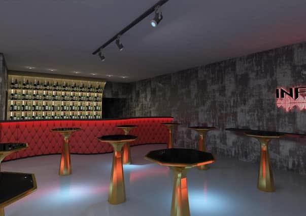 The proposed look of Inferno Nightclub.