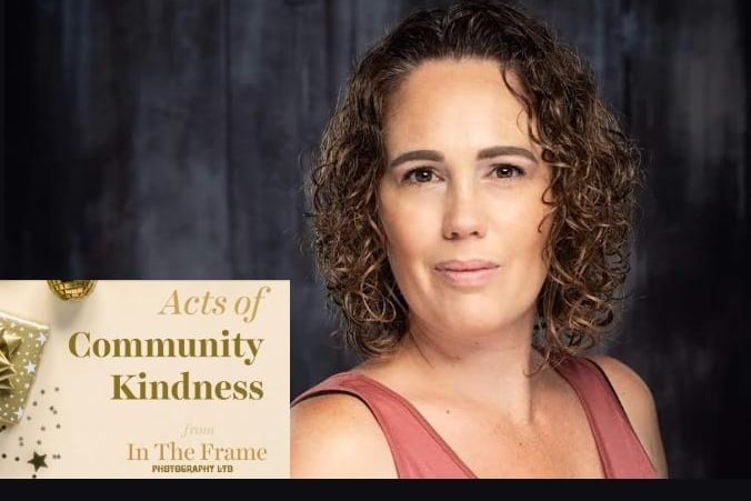 Roisin Gregory from In the Frame Photography, set up a community acts of kindness campaign during lockdown and ensured people were recognised and gave out gifts.