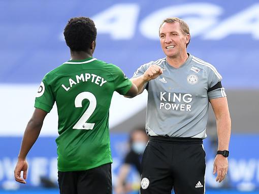 Rodgers' men are 1/5 for a top four after their draw against Brighton
