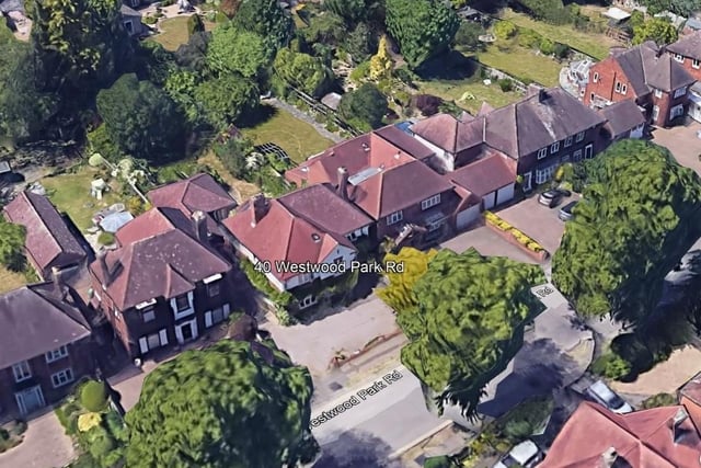 The Westwood Park Road site. Pic: Google Earth