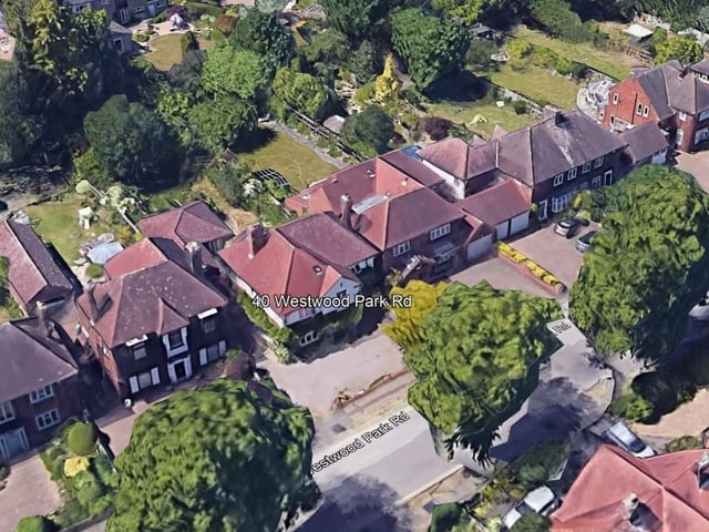 The Westwood Park Road site. Pic: Google Earth