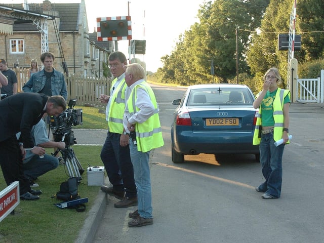 Dalziel and Pascoe filming at Nene Valley Railway (NVR) Wansford.