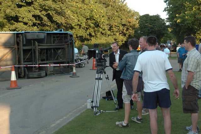 Dalziel and Pascoe filming at Nene Valley Railway (NVR) Wansford.