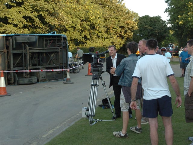 Dalziel and Pascoe filming at Nene Valley Railway (NVR) Wansford.