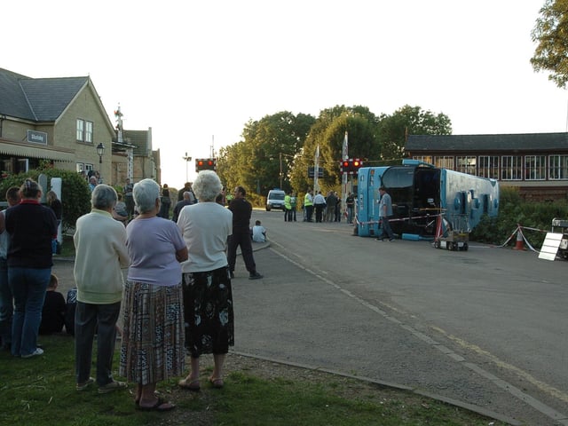 Dalziel and Pascoe filming at Nene Valley Railway (NVR) Wansford.