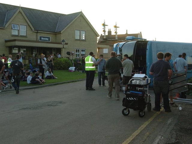 Dalziel and Pascoe filming at Nene Valley Railway (NVR) Wansford.
