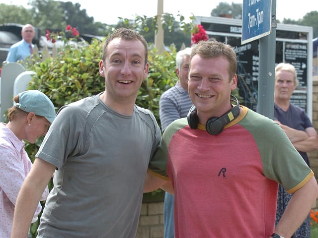 Dalziel and Pascoe filming at NVR - pics of Colin Buchanan