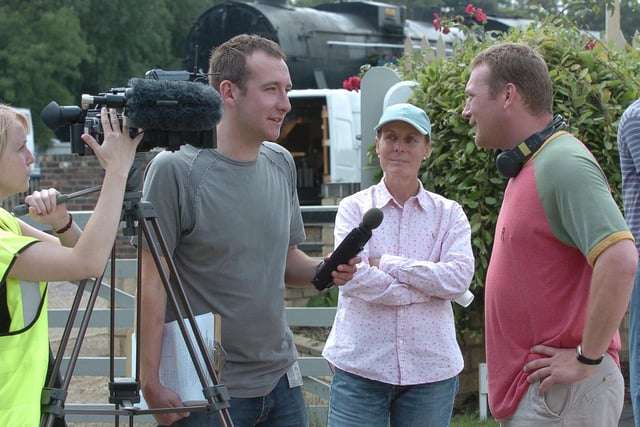 Dalziel and Pascoe filming at NVR - pics of Colin Buchanan