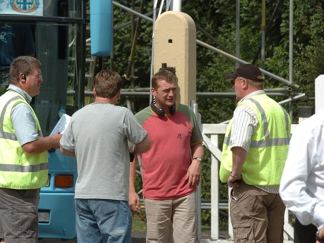 Dalziel and Pascoe filming at NVR -