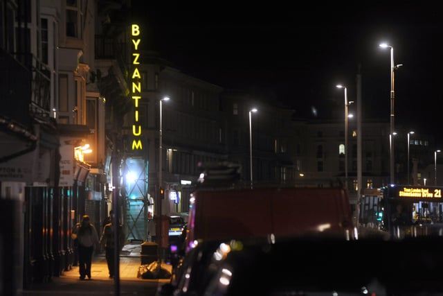 Filming of Byzantium in Hastings December 2011. SUS-211115-135744001