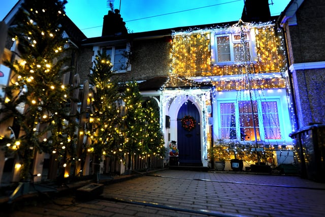 Burgess Hill residents also put on their own dazzling displays in 2013. Picture: Steve Robards.