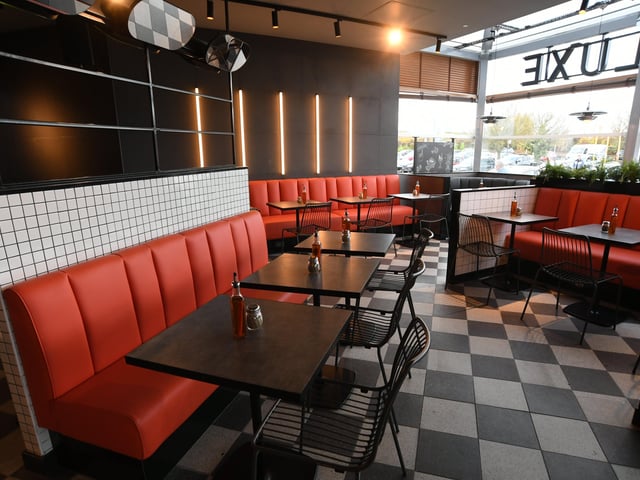PizzaLuxe at the Extra Services, junction 17 on the A1M.