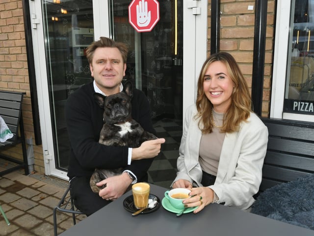 Dog-friendly at PizzaLuxe at the Extra Services, junction 17 on the A1M.