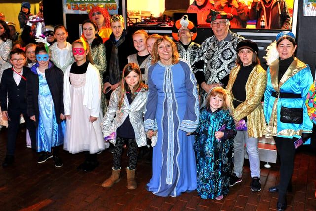 The cast of Cinderella at the 2017 Christmas event. Picture: Steve Robards, SR1728144.