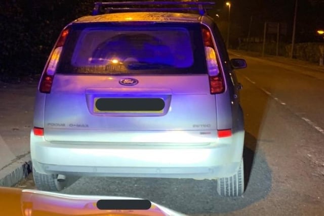 Officers stopped this car in Cambridgeshire and said: "Drive other car cover on a policy will only cover you if the vehicle you're driving has an existing policy on it also. This vehicle's driver had no insurance and is now vehicle-less."