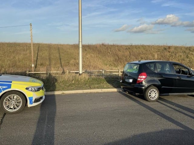 This vehicle waas stopped elsewhere in the region. Officers said: "The driver of this vehicle thought by putting Polish plates on the car he could avoid paying tax, insurance and getting an MOT. The vehicle has now been seized."