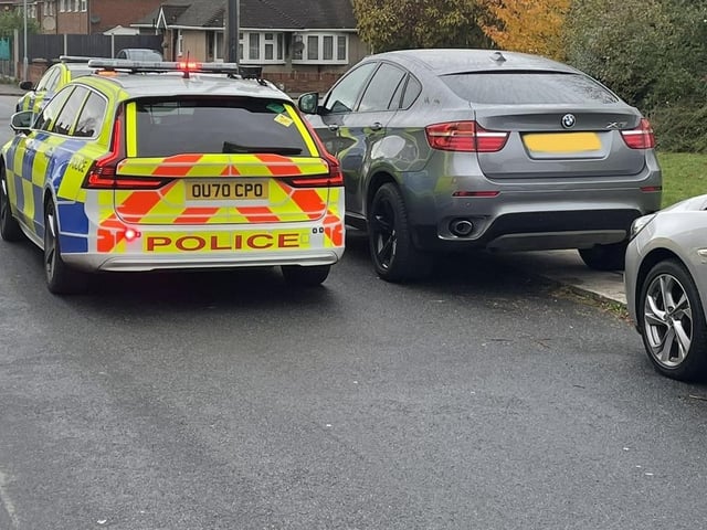 Officers said this BMW X6 was stolen last week in the Metropolitan police area. It was located in the BCH region and the vehicle seized for scenes of crime officers to examine before returning to the owner.