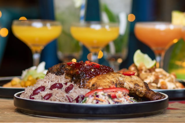 Berry glazed half chicken  - Christmas at Turtle Bay in Peterborough city centre