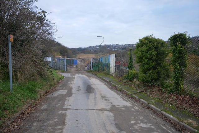 The land where Broomgrove Power Station in Hastings once stood, Firtree Road. SUS-211124-091059001