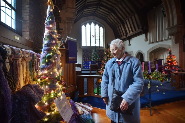 Christmas Tree Festival 2021 at St Michael and All Angels, Glassenbury Drive, Bexhill. SUS-211213-070029001