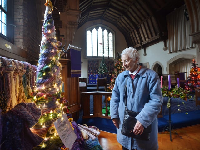 Christmas Tree Festival 2021 at St Michael and All Angels, Glassenbury Drive, Bexhill. SUS-211213-070029001