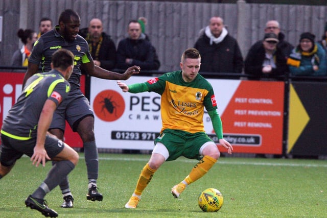 Action from Horsham's 3-1 Isthmian premier win at home to East Thurrock / Pictures: Derek Martin Photography and Art
