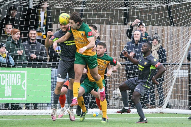 Action from Horsham's 3-1 Isthmian premier win at home to East Thurrock / Pictures: Derek Martin Photography and Art