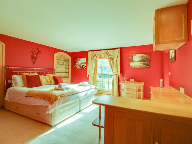 The master bedroom.
