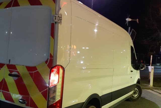 This van was stolen from Bedfordshire on Monday (December 20) but was stopped pre-emptively in Peterborough and is now back with its rightful owner.