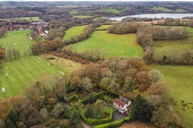 The home is nestled within about 0.75 acres and offers a lot of privacy. Picture: Hamptons - Haywards Heath Sales.