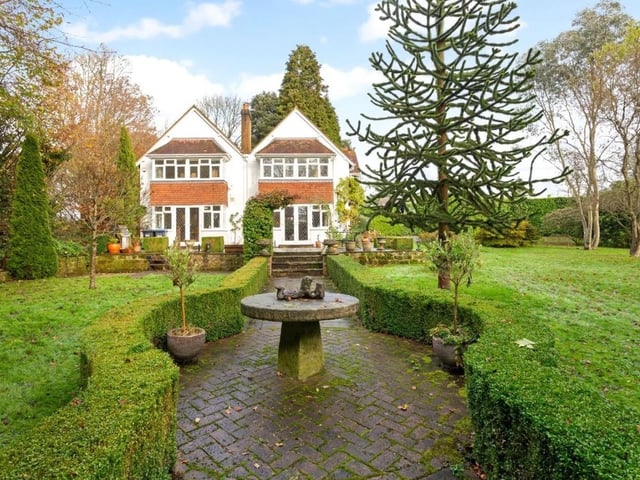 The south-facing gardens. Picture: Hamptons - Haywards Heath Sales.