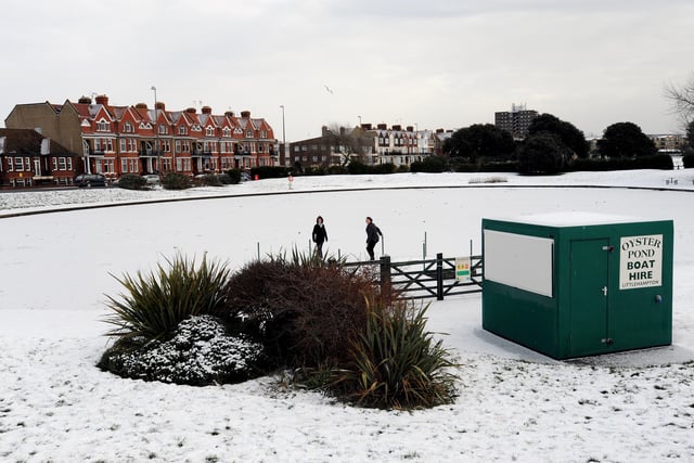 Littlehampton in the snow in January 2010. Picture: Stephen Goodger