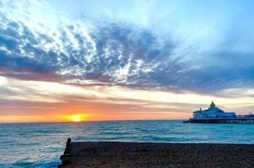 Mihaly Somogyi took this stormy sunrise on New Year's Day. SUS-220501-154020001