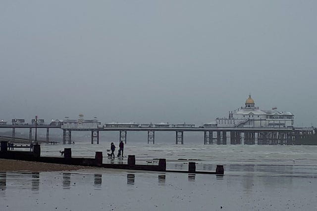 Eastbourne pier on New Year's Eve, taken by Alison Cushing SUS-220501-154553001